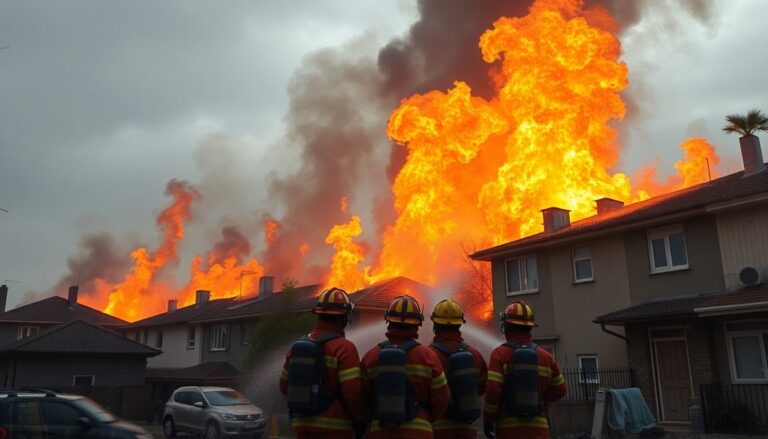 Incendio a Roma costringe all’evacuazione di famiglie