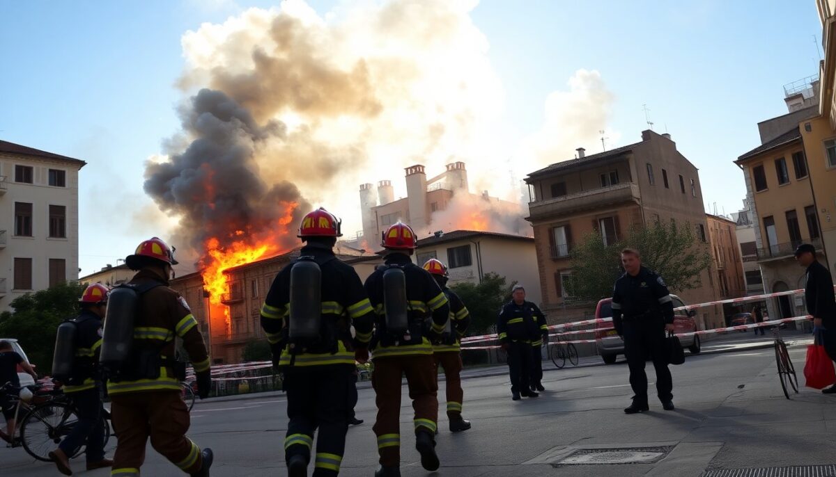 Incendio a Roma: evacuazioni e danni ingenti