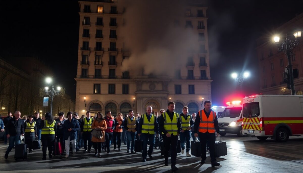 Incendio Controllato a Milano: Evacuazione di 50 Ospiti allo Stars Hotel