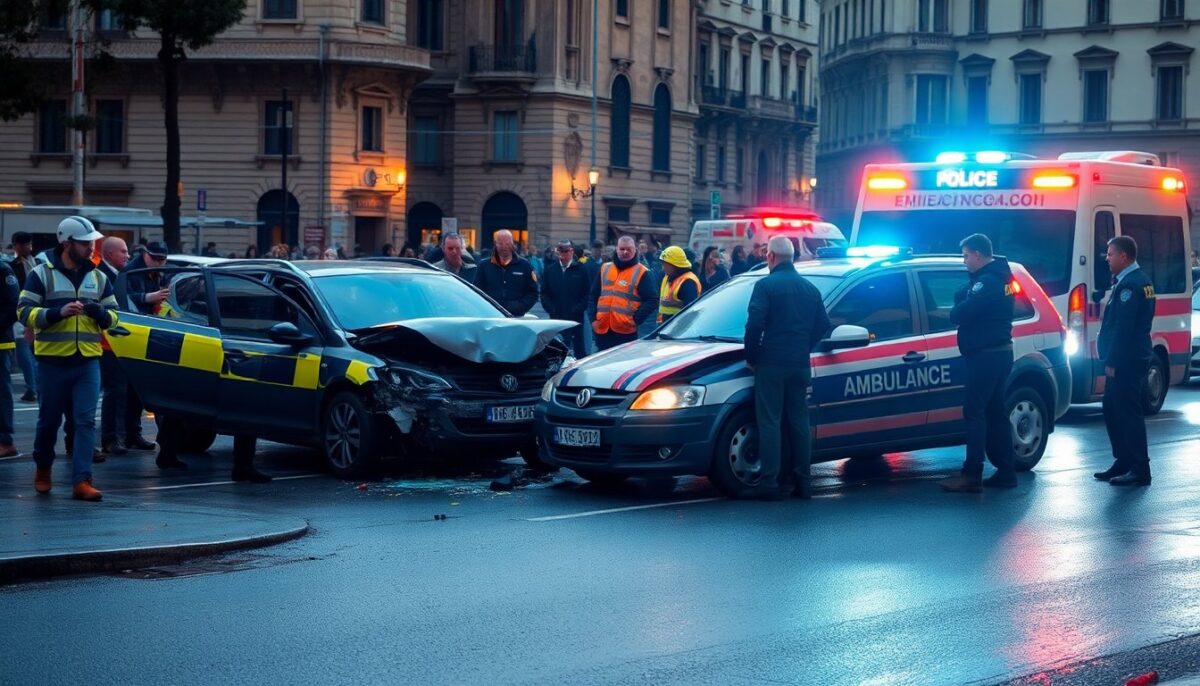 Incidente mortale in centro città: due vittime