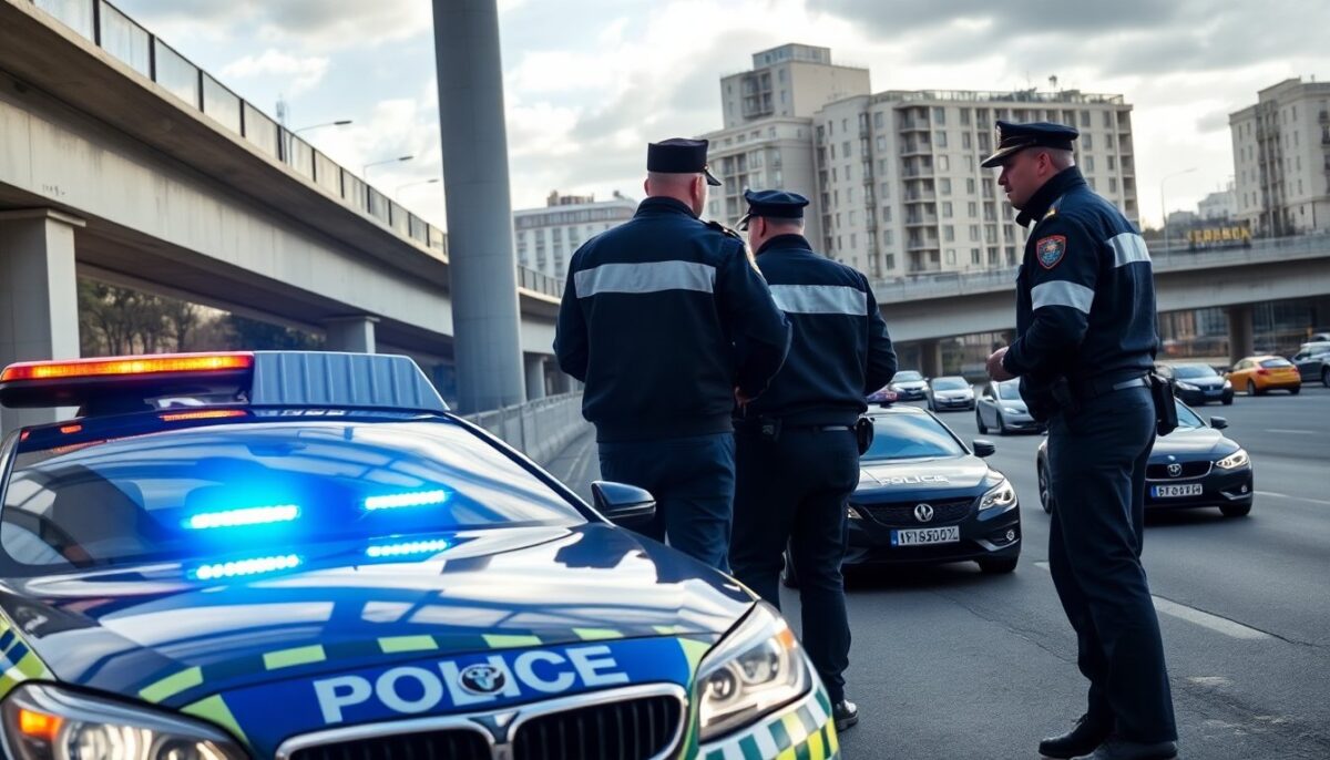 Intervento della polizia di Milano: salvataggio di un uomo sul cavalcavia Bacula