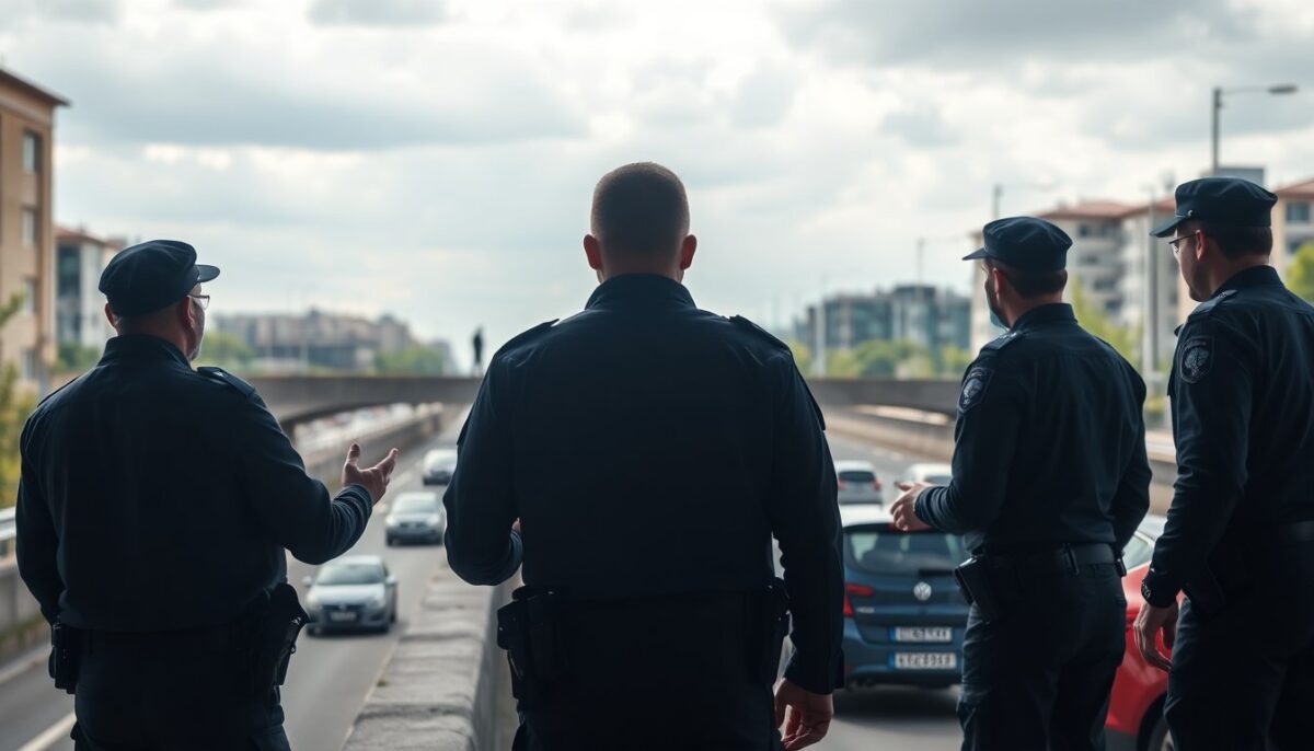 Intervento della Polizia di Stato: Salvataggio di un Uomo dal Cavalcavia Bacula