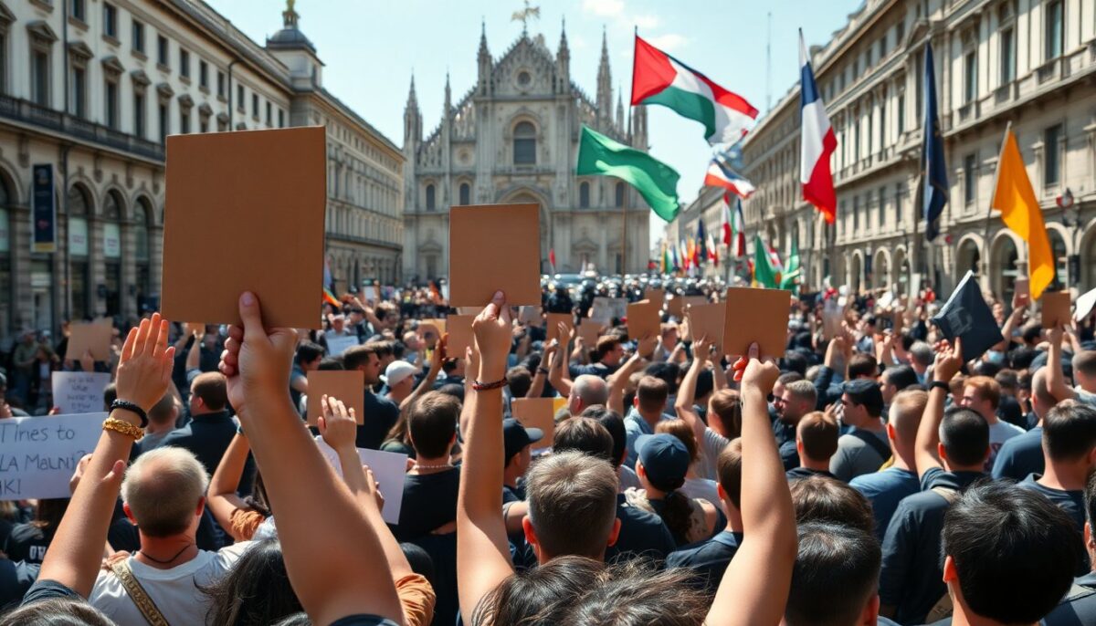 Milano: il cuore delle proteste contro il malessere sociale