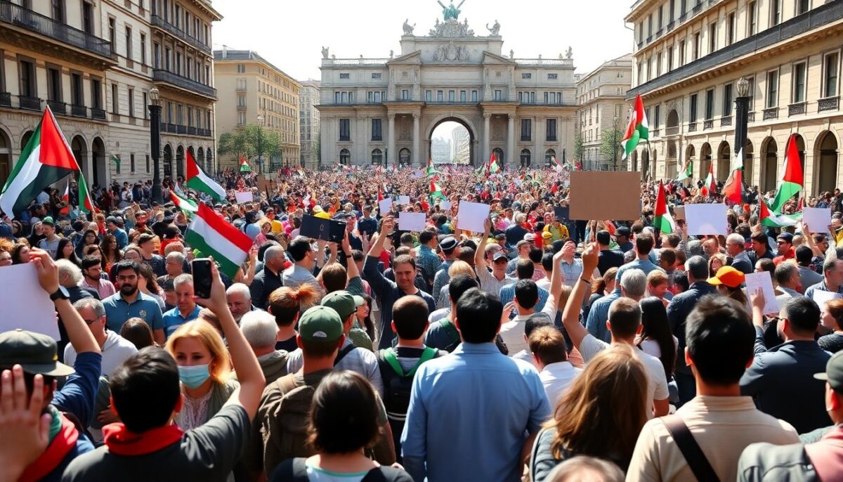 Milano in marcia per la Palestina: Uniti per la Pace e la Giustizia Sociale