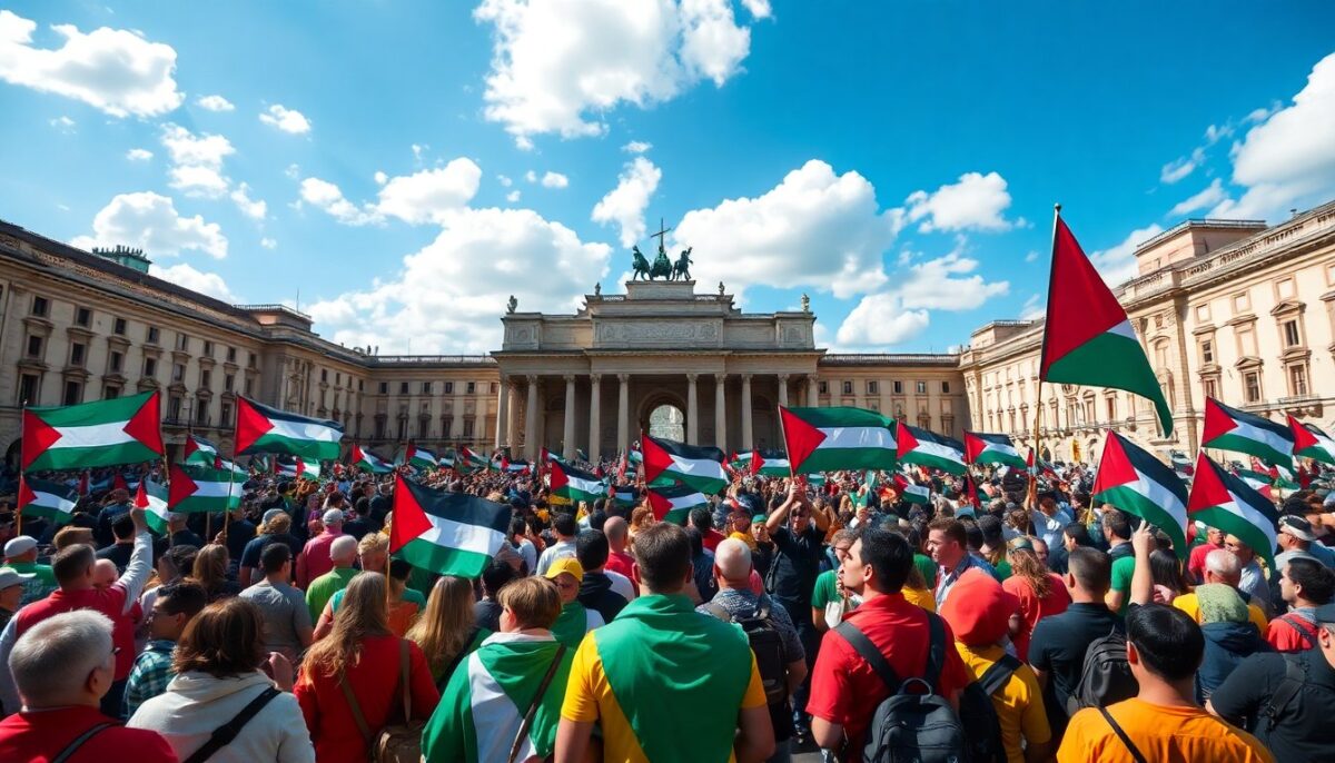 Milano in Piazza per la Palestina: Oltre 30.000 Partecipanti alla Manifestazione