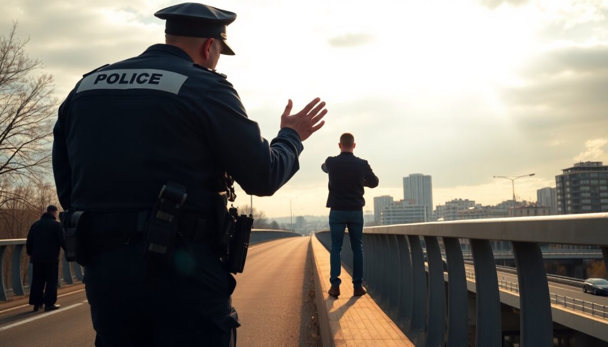 Milano: Polizia salva un uomo da un gesto estremo