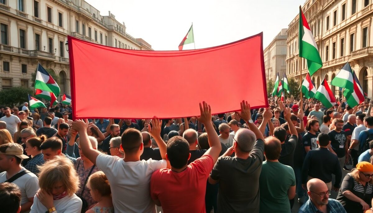 Milano scende in piazza per sostenere la Palestina e promuovere la pace
