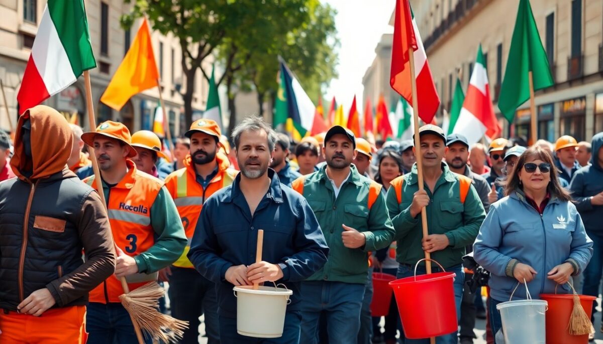 Rinnovo del Contratto: Mobilitazione degli Operatori dell’Igiene Ambientale per Diritti e Giustizia Sociale
