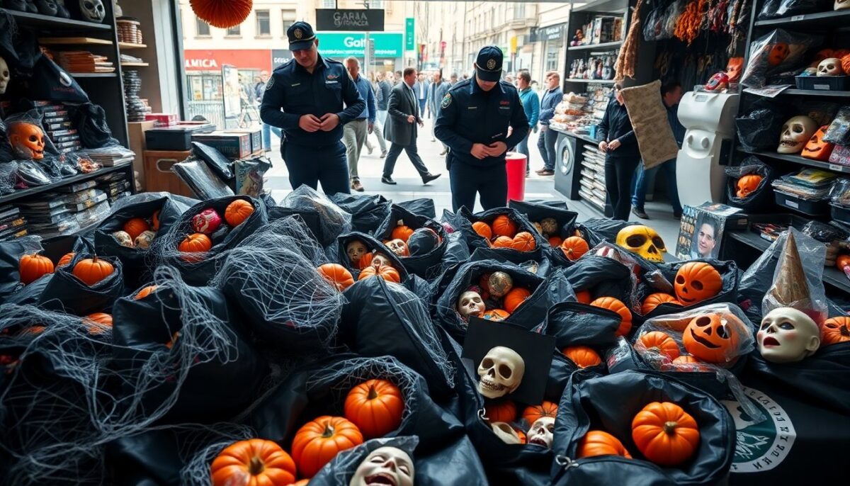 Sequestro di oltre 118.000 articoli di Halloween a Milano: Scopri i Dettagli!