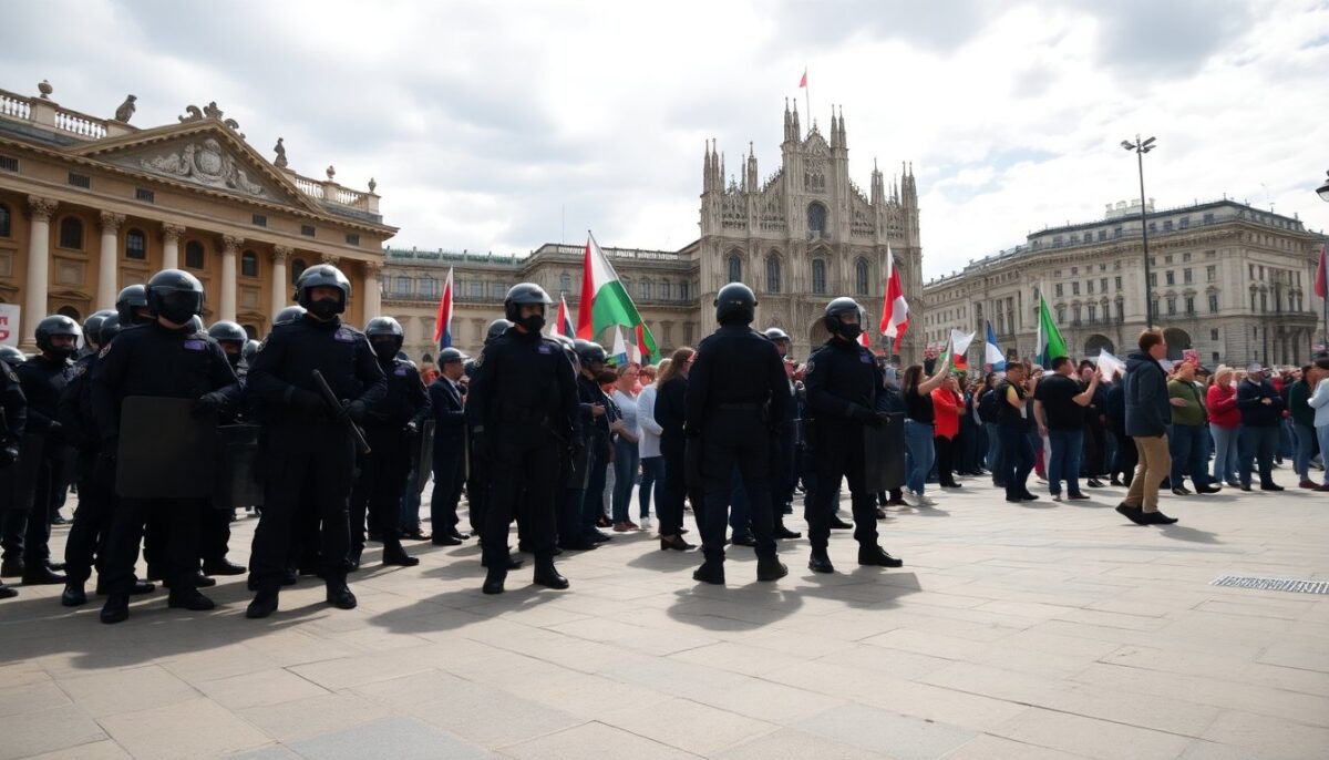 Tensioni Sociali a Milano: Analisi della Risposta delle Forze di Polizia in Italia