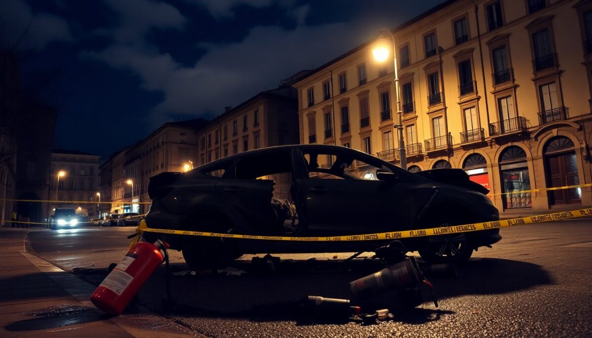 Arrestato il piromane responsabile degli incendi di sei auto a Milano