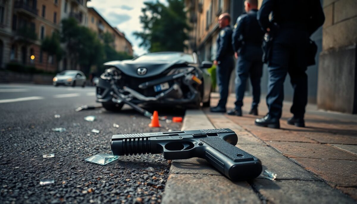 Arresto a Trezzano sul Naviglio: Due Uomini Coinvolti in Incidente con Armi Clandestine