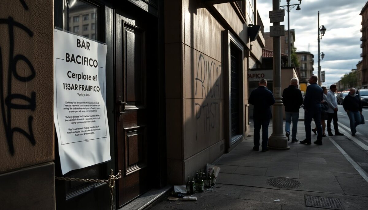 Bar Pacifico: Chiusura di 15 Giorni per Violenze e Denunce