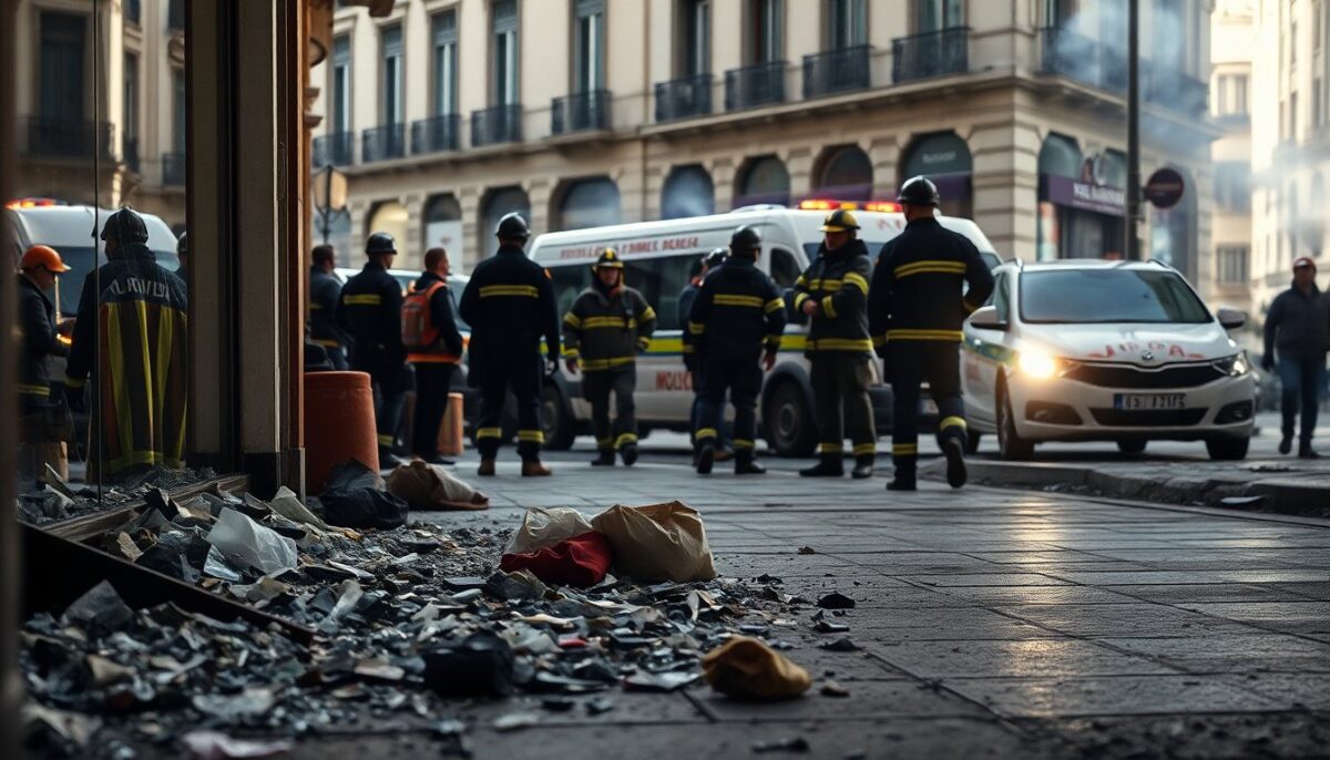 Esplosione in centro città provoca tre feriti