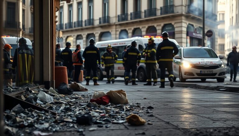Esplosione in centro città provoca tre feriti