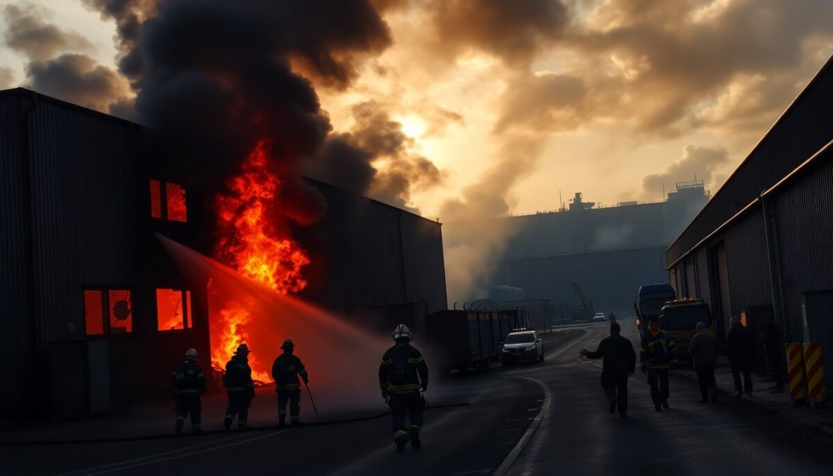 Incendio in fabbrica a Milano: danni ingenti e evacuazione in corso