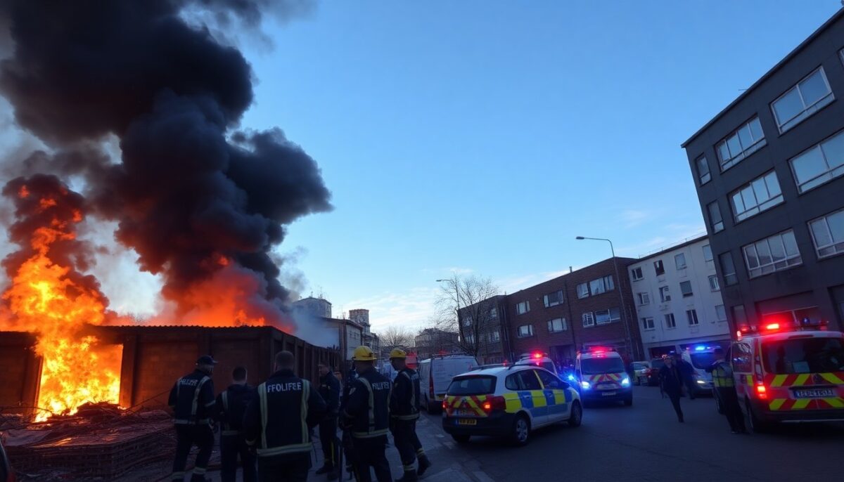 Incendio nella fabbrica di Torino: danni ingenti e evacuazioni