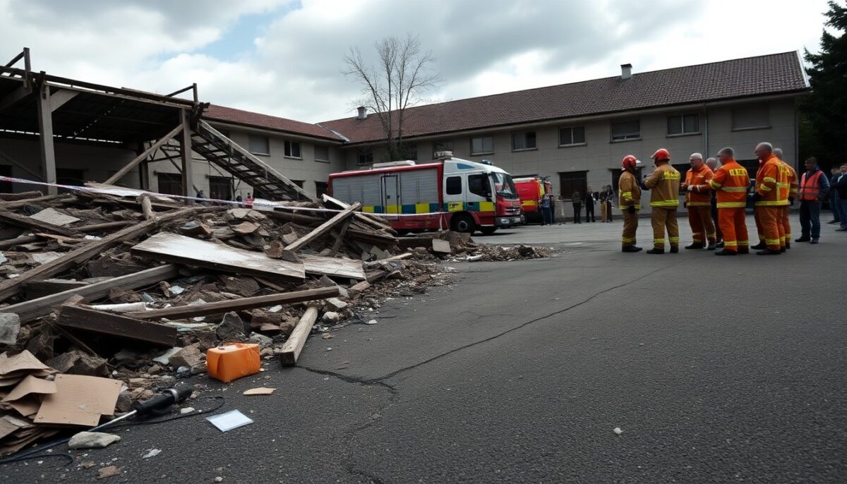 Incidente alla Scuola Leonardo da Vinci di Cesano Boscone: Crollo di Piattaforma Aerea, Operaio in Gravi Condizioni