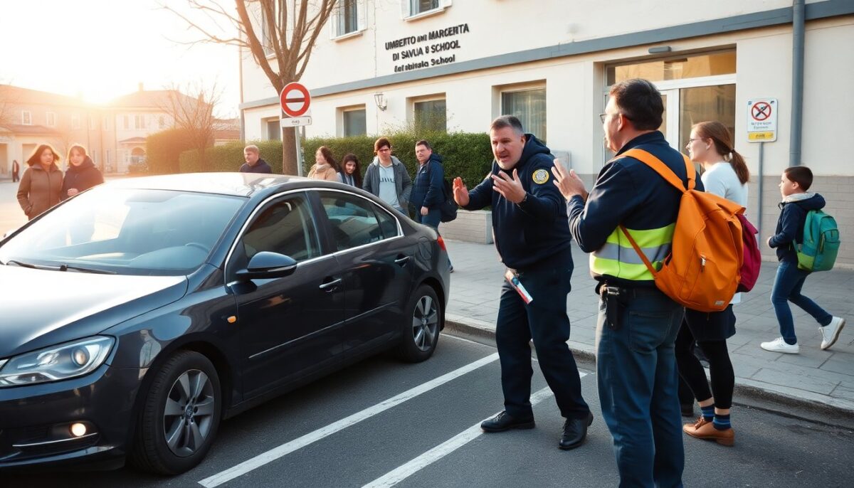 Insulti e Minacce a un Agente di Polizia: Il Caso del Divieto di Sosta