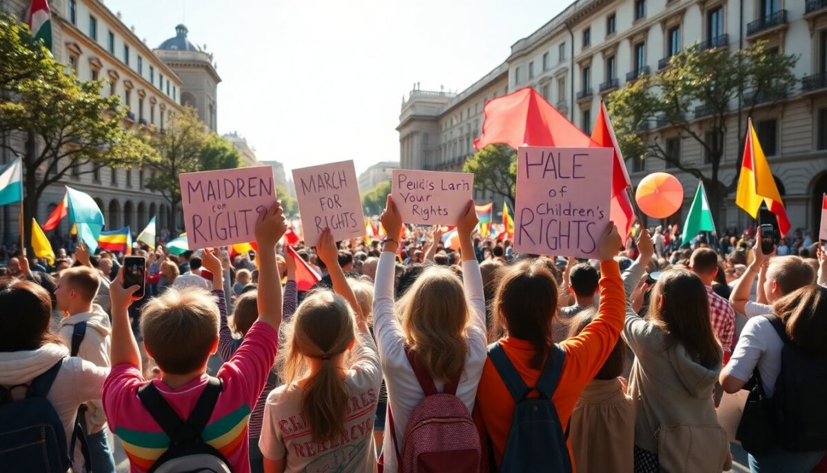 Marcia dei Diritti a Milano: Celebrare l’Infanzia con Passione e Impegno