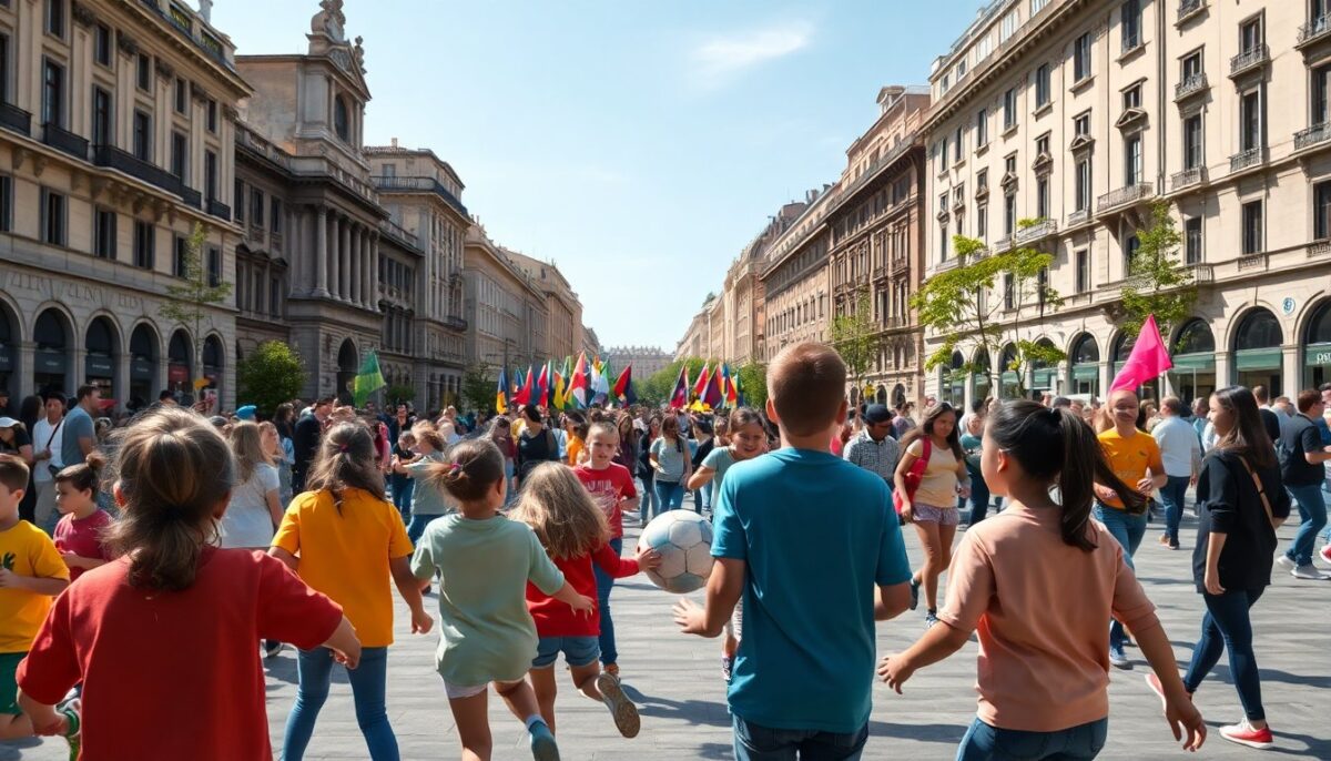 Marcia dei Diritti a Milano: Sport e Gioco Inclusivi per Tutti i Bambini