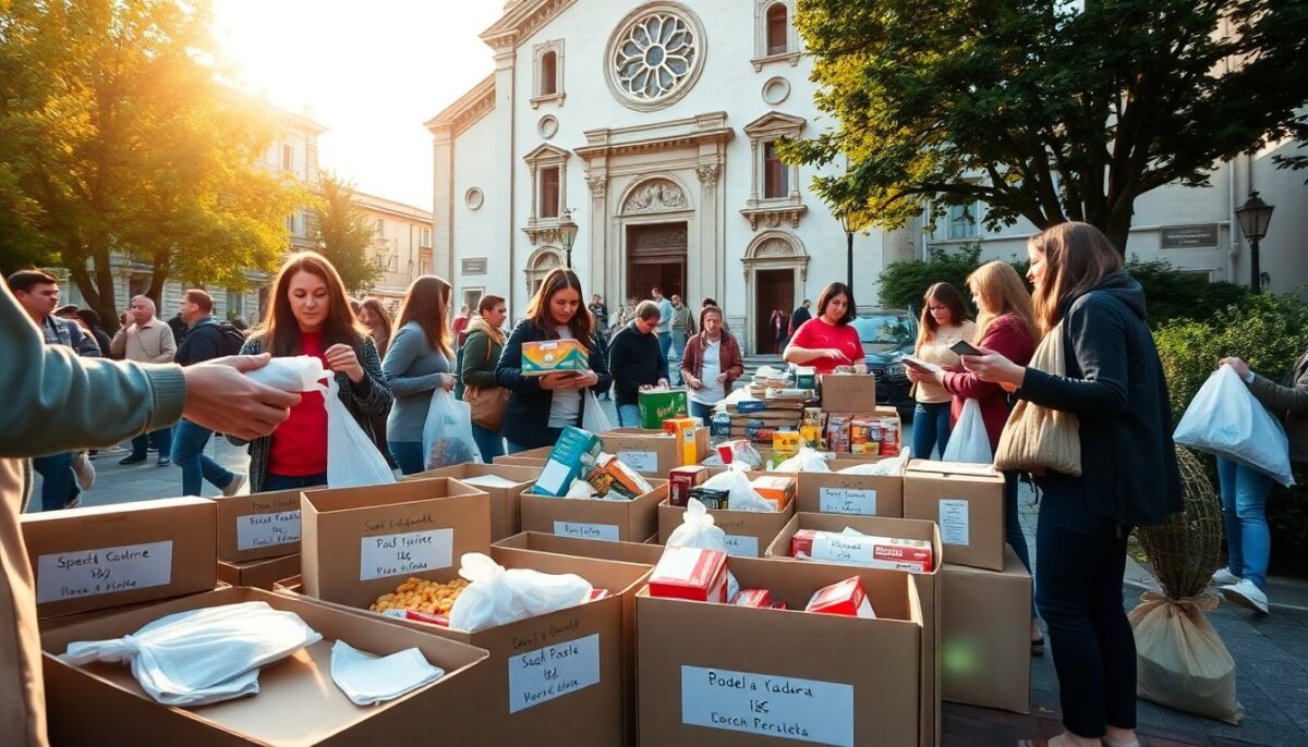 Raccolta di Viveri alla Chiesa di San Lorenzo: Un Atto di Solidarietà per Chi è in Difficoltà