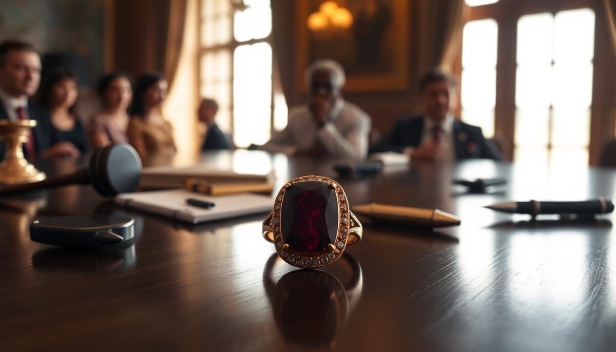 Rubino Bulgari da 248.150 euro: Un Trionfo all’Asta di Gioielli