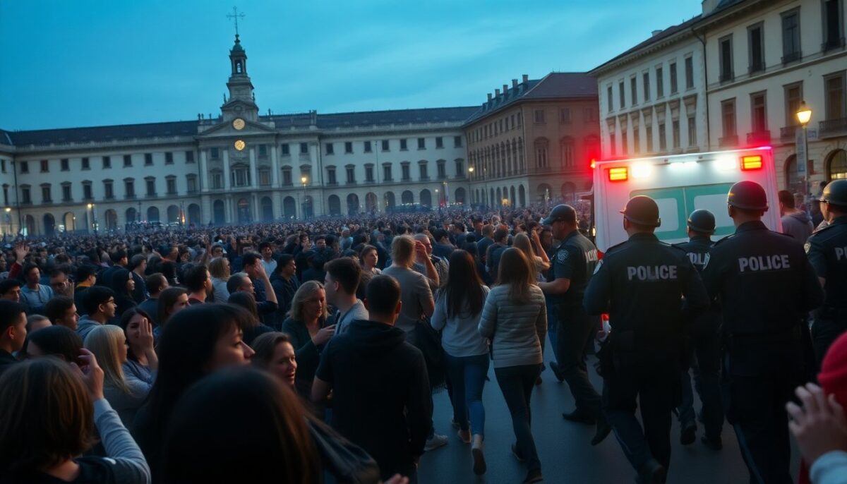 Sparatoria in centro città provoca feriti e caos