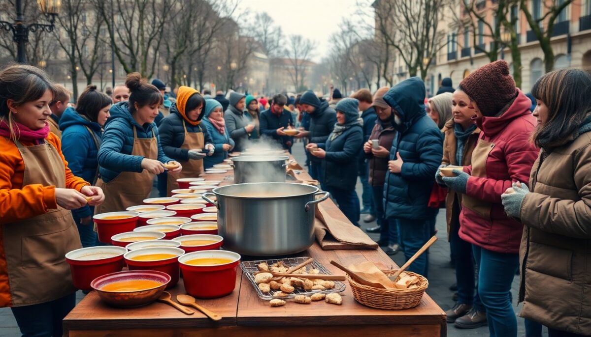 Zuppa della Bontà: Un’iniziativa Solidale per Aiutare i Senzatetto in Italia