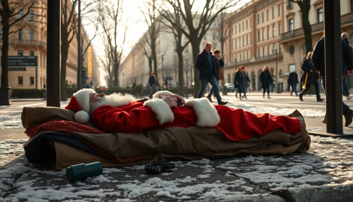 “Babbo Natale Senzatetto: Un Incontro per Sensibilizzare sulla Povertà”