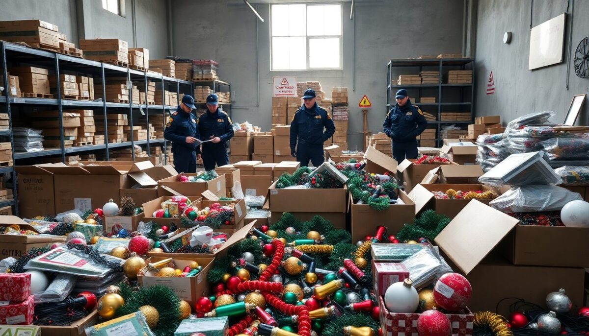 Bergamo: Sequestrate 110.000 Decorazioni Natalizie Potenzialmente Pericolose per la Sicurezza dei Consumatori