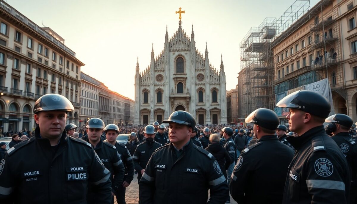 Capodanno a Milano: Sicurezza e Controlli Stradali in Piazza Duomo per Festeggiamenti Sicuri