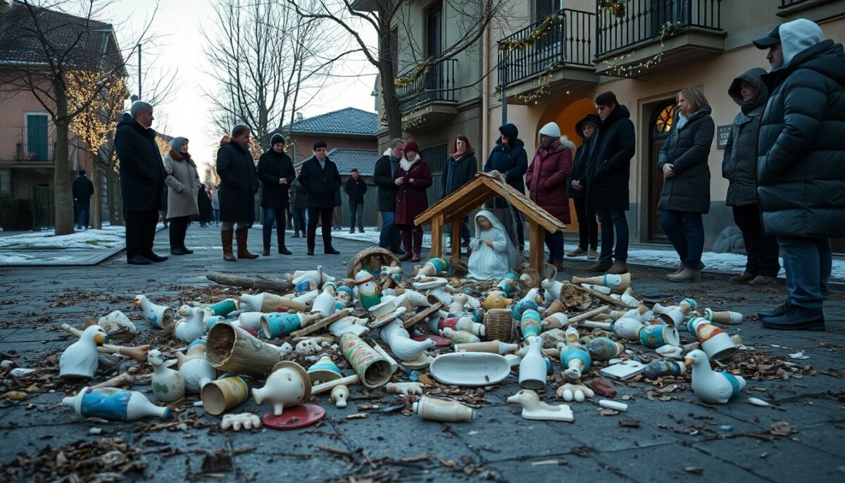 Cesano Boscone: Il Sindaco Pozza Condanna il Vandalismo sul Presepe e Promuove l’Unità della Comunità