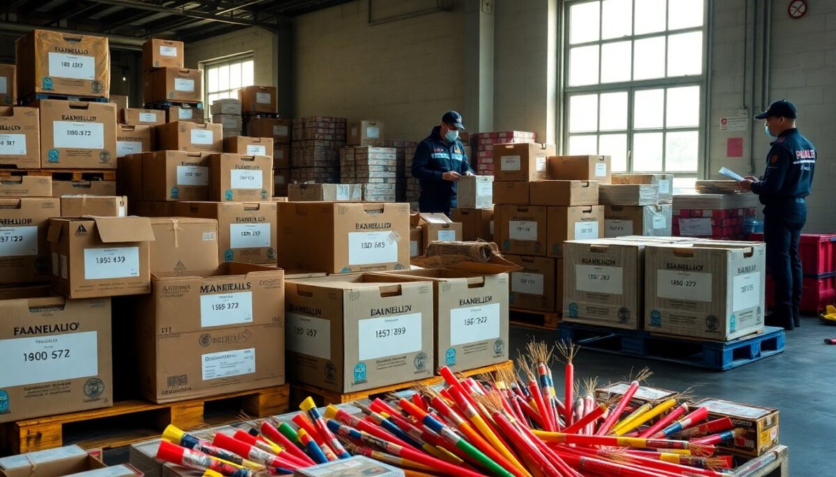 Controlli della Guardia di Finanza a Milano: sequestrate oltre 1,2 tonnellate di fuochi d’artificio illegali
