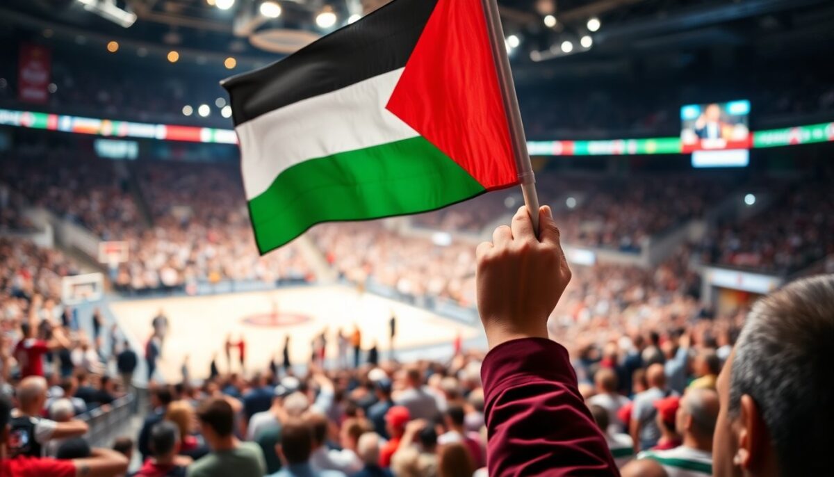 Controversia al Forum di Assago: Sanzione a Luca Paladini per Aver Esposto la Bandiera Palestinese