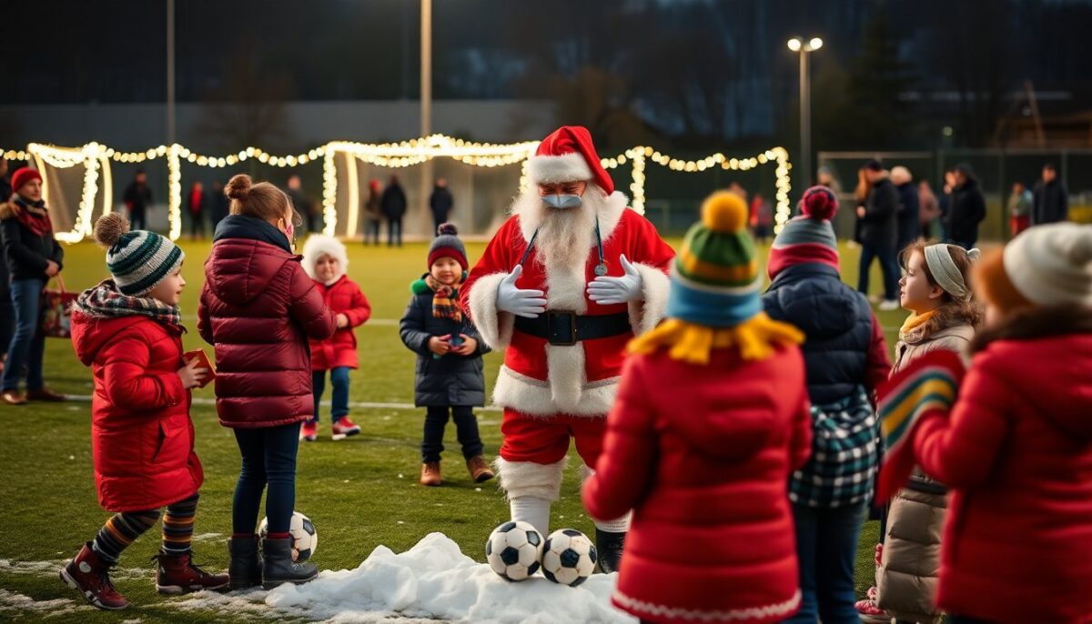 Il Calcio Canegrate Celebra il Natale con Babbo Natale e Sostiene la Solidarietà
