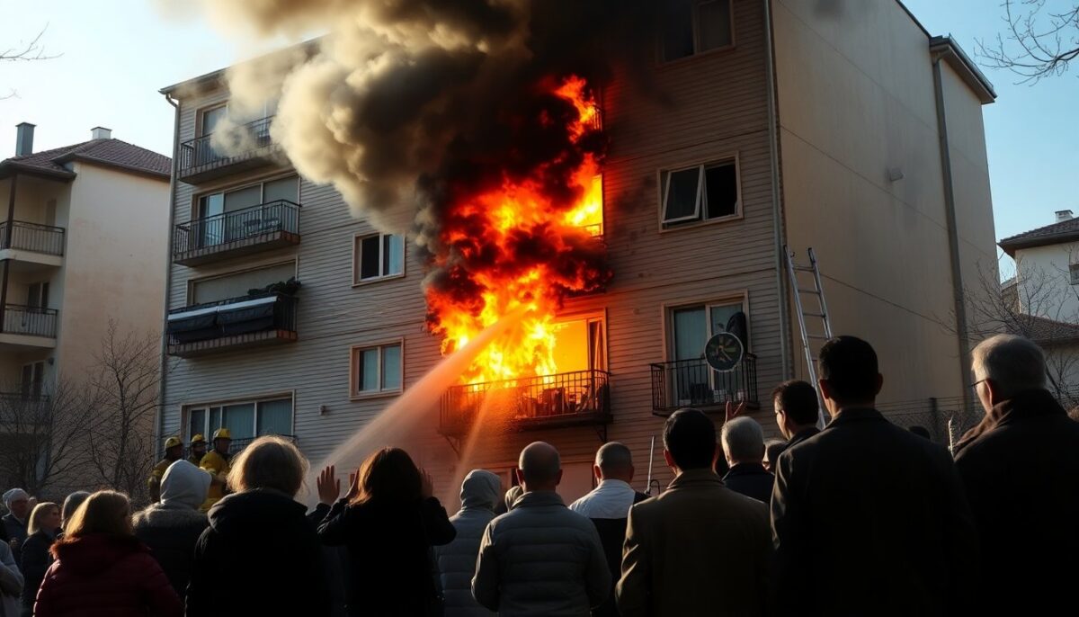 Incendio in appartamento ad Abbiategrasso: un ferito, paura e danni ingenti