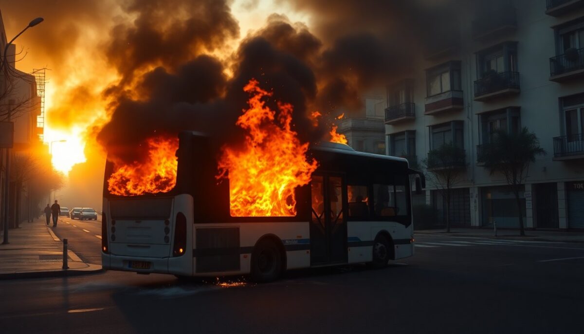 Incendio su Autobus a Sesto San Giovanni: L’Autista Si Salva Miracolosamente
