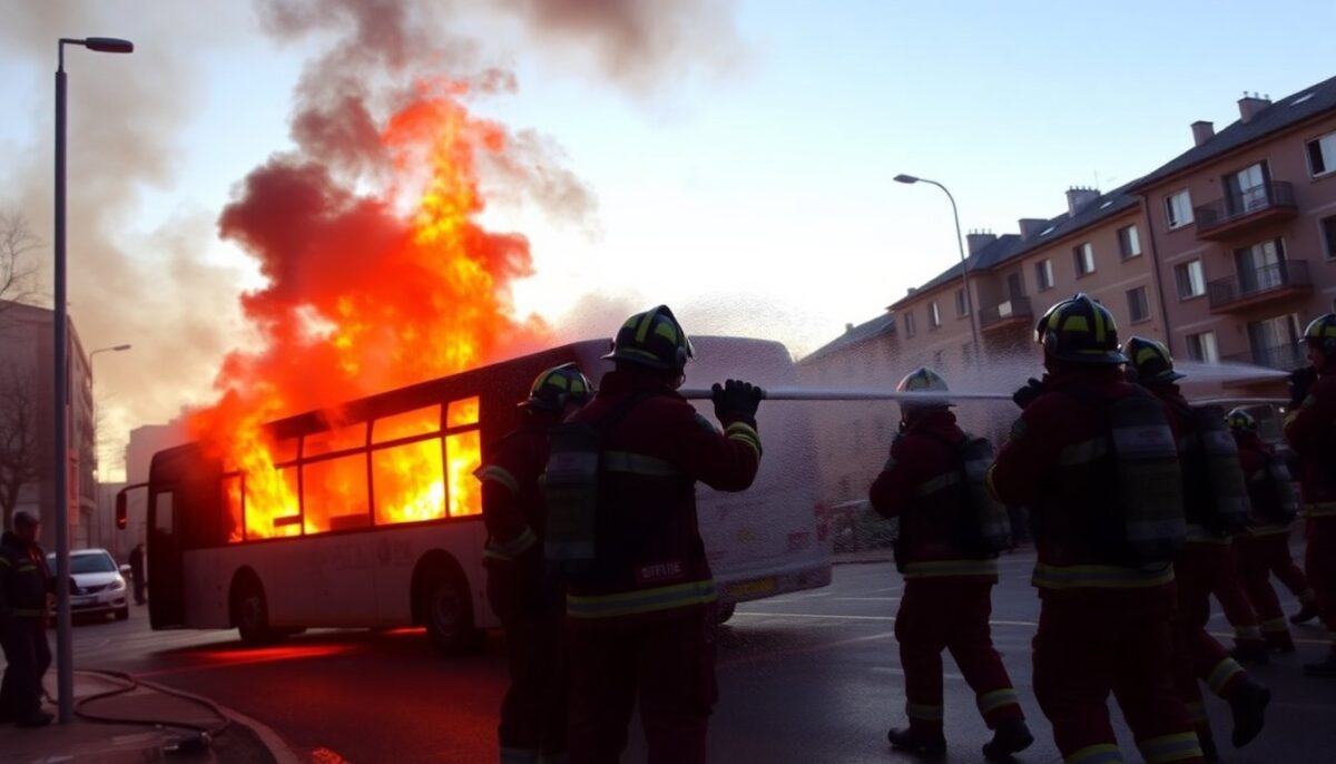 Incendio su autobus a Sesto San Giovanni: nessun ferito grazie all’autista