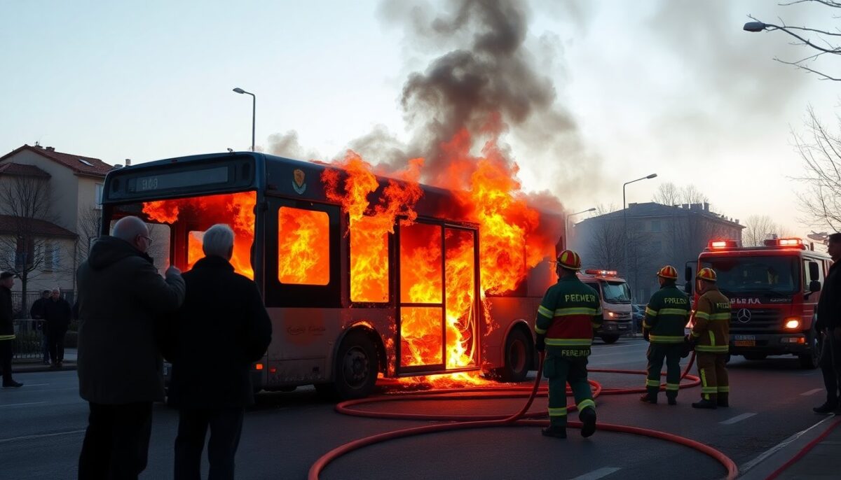 Incendio su un autobus a Sesto San Giovanni: tutti i passeggeri in salvo