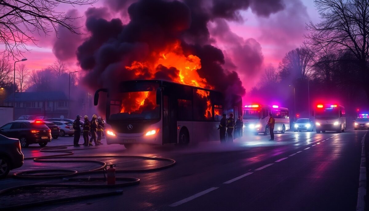 Incendio su un autobus all’alba della Vigilia di Natale a Sesto San Giovanni: cosa è successo?