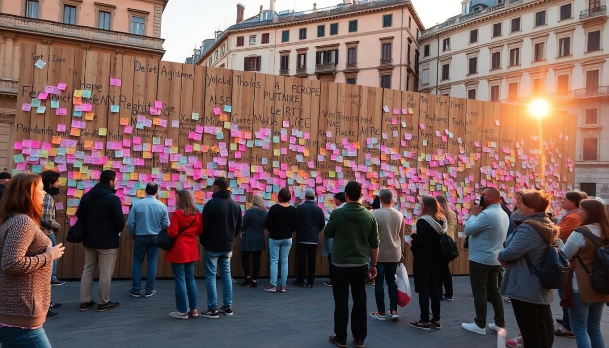 Milano Lancia il Muro degli Impegni per Combattere la Violenza di Genere