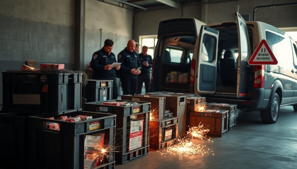 Operazione della Polizia contro il Commercio Illegale di Fuochi d’Artificio Non Autorizzati