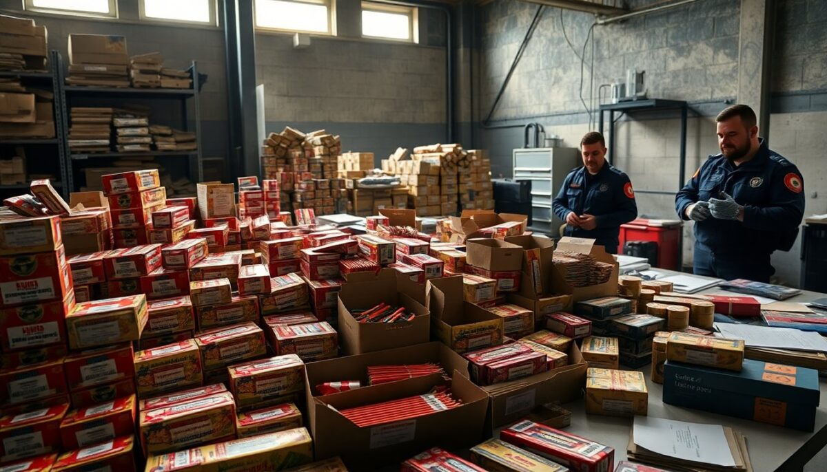 Sequestrate oltre 1,2 tonnellate di fuochi d’artificio illegali a Milano: un intervento decisivo per la sicurezza pubblica
