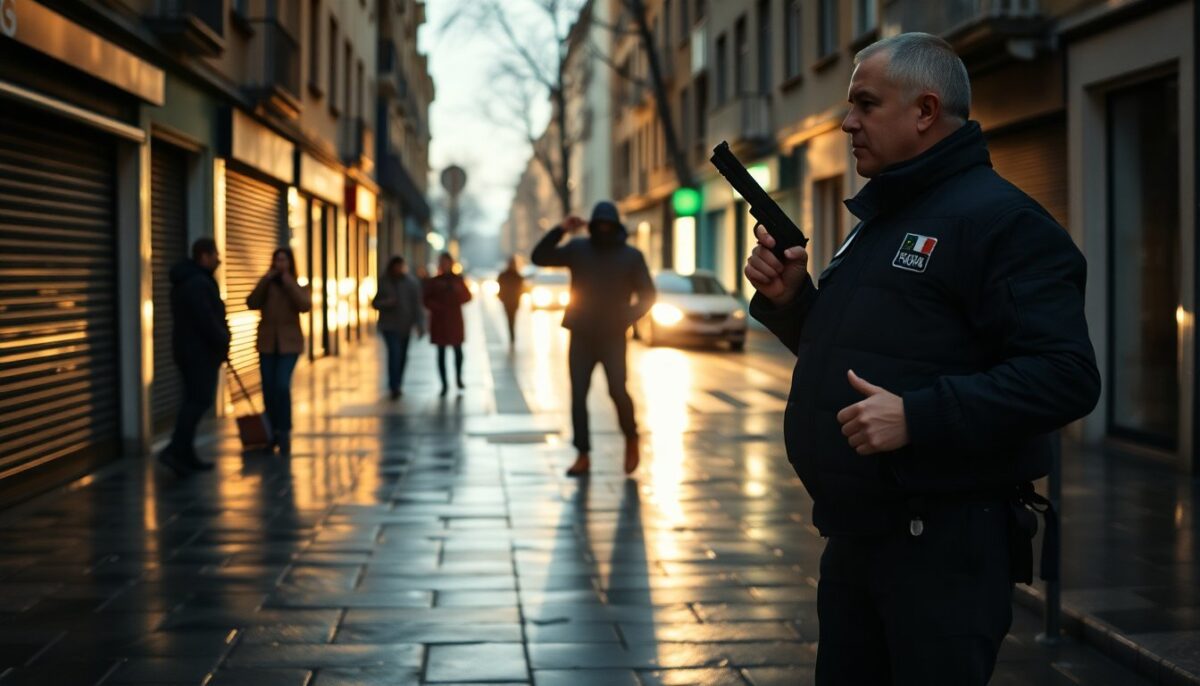 Vigilante spara in strada a Milano durante una rapina: il drammatico intervento