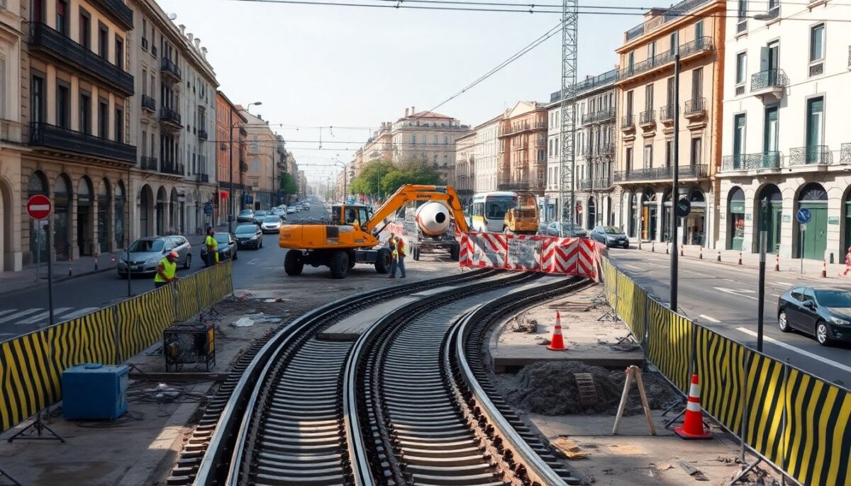 Aggiornamenti sui lavori della metrotranvia 7 a Milano