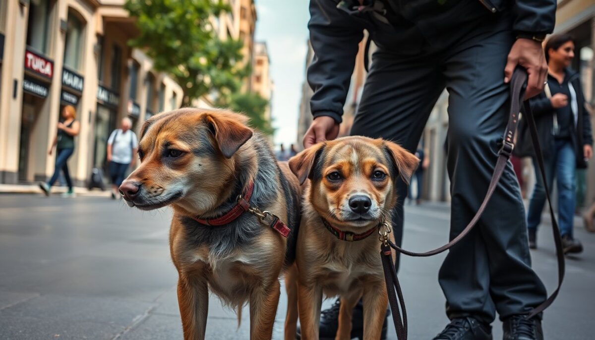 Cani sequestrati a Milano: scoperta di un racket di accattonaggio illegale