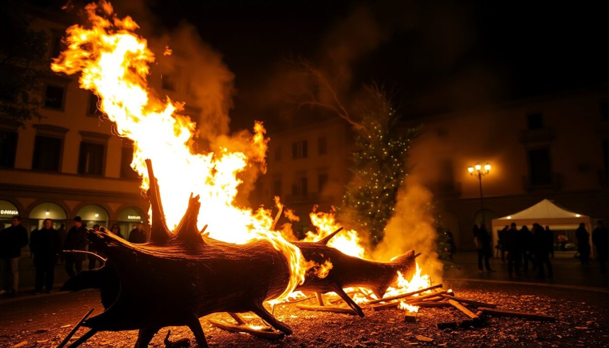Incendio di un Albero di Natale a Trezzano sul Naviglio: Rivelate le Responsabilità
