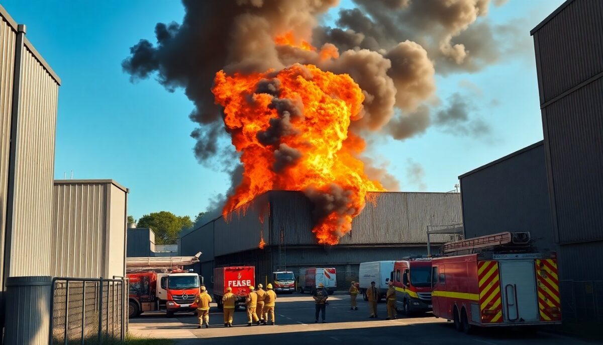 Incendio in azienda a Milano provoca danni ingenti