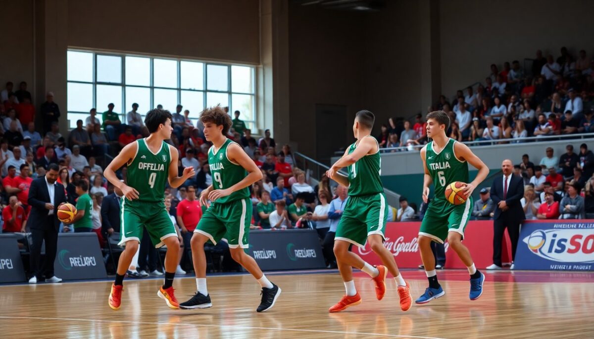 Italia Under 16: oltre 100 punti nella vittoria schiacciante contro la Romania